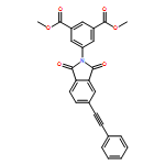 1,3-Benzenedicarboxylic acid, 5-[1,3-dihydro-1,3-dioxo-5-(2-phenylethynyl)-2H-isoindol-2-yl]-, 1,3-dimethyl ester