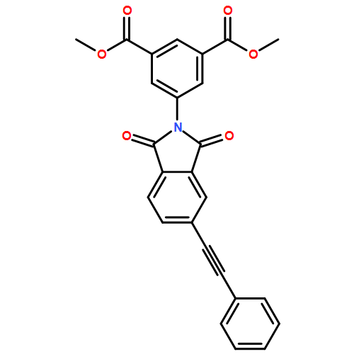 1,3-Benzenedicarboxylic acid, 5-[1,3-dihydro-1,3-dioxo-5-(2-phenylethynyl)-2H-isoindol-2-yl]-, 1,3-dimethyl ester
