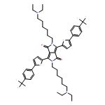 Pyrrolo[3,4-c]pyrrole-1,4-dione, 2,5-bis[6-(diethylamino)hexyl]-2,5-dihydro-3,6-bis[5-[4-(trifluoromethyl)phenyl]-2-thienyl]-