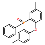 10H-Phenoxaphosphine, 2,8-dimethyl-10-phenyl-, 10-oxide