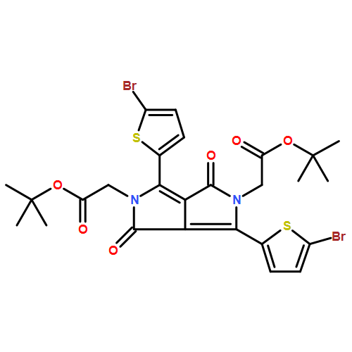 Pyrrolo[3,4-c]pyrrole-2,5(1H,4H)-diacetic acid, 3,6-bis(5-bromo-2-thienyl)-1,4-dioxo-, 2,5-bis(1,1-dimethylethyl) ester 