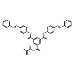 Benzoic acid, 3,5-bis[[[4-(2-phenyldiazenyl)phenyl]amino]carbonyl]-, anhydride with 2-methyl-2-propenoic acid 