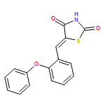5-[(2-PHENOXYPHENYL)METHYLIDENE]-1,3-THIAZOLIDINE-2,4-DIONE