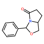 3H,5H-Pyrrolo[1,2-c]oxazol-5-one, tetrahydro-3-phenyl-, (3S,7aR)-