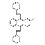 Anthracene,2-chloro-9,10-bis(2-phenylethynyl)-