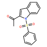 1-[1-(BENZENESULFONYL)INDOL-2-YL]ETHANONE
