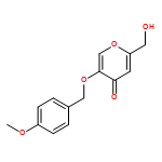 4H-Pyran-4-one, 2-(hydroxymethyl)-5-[(4-methoxyphenyl)methoxy]-