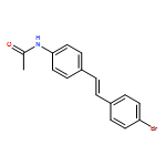 N-{4-[(E)-2-(4-BROMOPHENYL)VINYL]PHENYL}ACETAMIDE 
