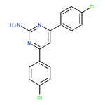 4,6-BIS(4-CHLOROPHENYL)PYRIMIDIN-2-AMINE 