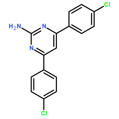 4,6-BIS(4-CHLOROPHENYL)PYRIMIDIN-2-AMINE 