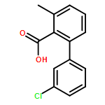 2-(3-CHLOROPHENYL)-6-METHYLBENZOIC ACID