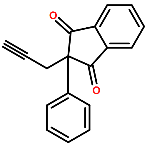 2-PHENYL-2-PROP-2-YNYLINDENE-1,3-DIONE 