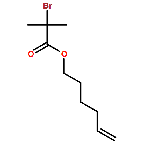 Propanoic acid, 2-bromo-2-methyl-, 5-hexen-1-yl ester