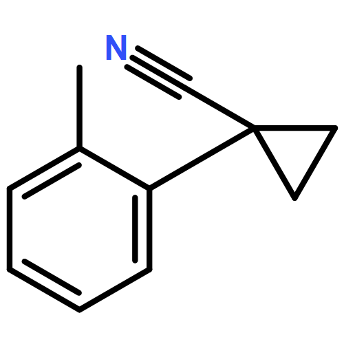 1-(2-METHYLPHENYL)CYCLOPROPANE-1-CARBONITRILE