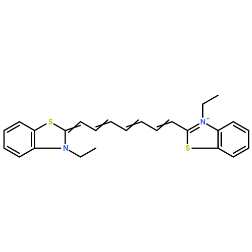Benzothiazolium,3-ethyl-2-[7-(3-ethyl-2(3H)-benzothiazolylidene)-1,3,5-heptatrien-1-yl]-