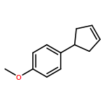 1-CYCLOPENT-3-EN-1-YL-4-METHOXYBENZENE 