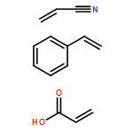 2-Propenoic acid, polymer with ethenylbenzene and 2-propenenitrile