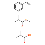 2-Propenoic acid, 2-methyl-, polymer with ethenylbenzene and methyl 2-methyl-2-propenoate