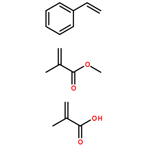 2-Propenoic acid, 2-methyl-, polymer with ethenylbenzene and methyl 2-methyl-2-propenoate