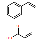 2-Propenoic acid, polymer with ethenylbenzene