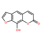 7H-Furo[3,2-g][1]benzopyran-7-one, 9-hydroxy-
