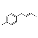 Benzene, 1-(2E)-2-buten-1-yl-4-methyl-
