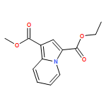 3-O-ETHYL 1-O-METHYL INDOLIZINE-1,3-DICARBOXYLATE