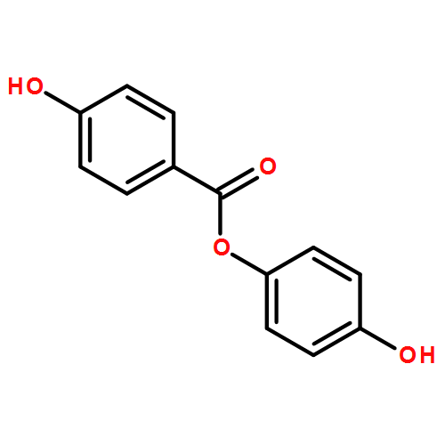 Benzoic acid, 4-hydroxy-, 4-hydroxyphenyl ester