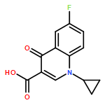 1-CYCLOPROPYL-6-FLUORO-4-OXOQUINOLINE-3-CARBOXYLIC ACID
