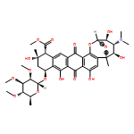 2,6-Epoxy-2H-naphthaceno[1,2-b]oxocin-14-carboxylicacid, 11-[(6-deoxy-3-C-methyl-2,3,4-tri-O-methyl-a-L-mannopyranosyl)oxy]-4-(dimethylamino)-3,4,5,6,9,11,12,13,14,16-decahydro-3,5,8,10,13-pentahydroxy-6,13-dimethyl-9,16-dioxo-,methyl ester, (2R,3S,4R,5R,6R,11S,13S,14R)-