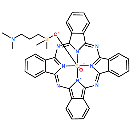 Silicon,[[3-(dimethylamino)propyl]dimethylsilanolato-kO]hydroxy[29H,31H-phthalocyaninato(2-)-kN29,kN30,kN31,kN32]-, (OC-6-23)- (9CI)