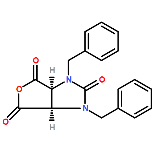 1H-Furo[3,4-d]imidazole-2,4,6(3H)-trione,dihydro-1,3-bis(phenylmethyl)-, (3aR,6aS)-rel-