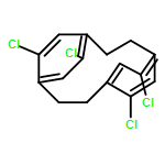 Tricyclo[8.2.2.24,7]hexadeca-4,6,10,12,13,15-hexaene, 5,11,13,15-tetrachloro-
