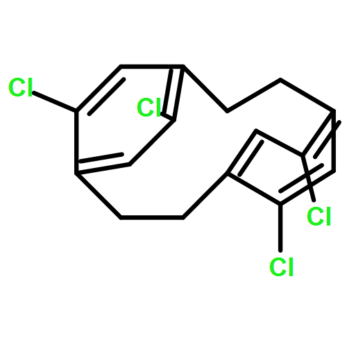 Tricyclo[8.2.2.24,7]hexadeca-4,6,10,12,13,15-hexaene, 5,11,13,15-tetrachloro-