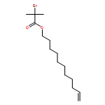 Propanoic acid, 2-bromo-2-methyl-, 10-undecen-1-yl ester