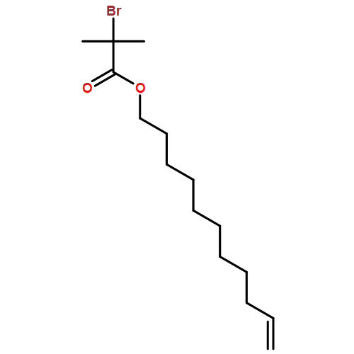 Propanoic acid, 2-bromo-2-methyl-, 10-undecen-1-yl ester