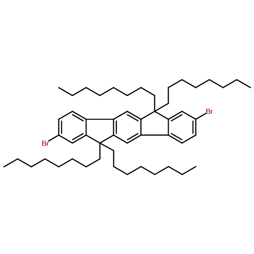 2,8-DIBROMO-6,6,12,12-TETRAOCTYLINDENO[1,2-B]FLUORENE 