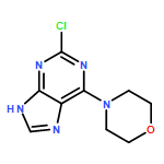 9H-Purine, 2-chloro-6-(4-morpholinyl)-