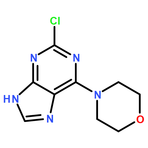 9H-Purine, 2-chloro-6-(4-morpholinyl)-