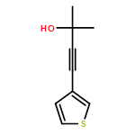 3-Butyn-2-ol, 2-methyl-4-(3-thienyl)-