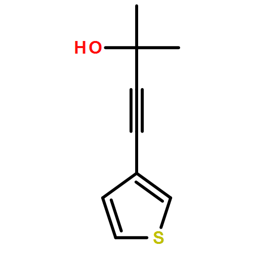 3-Butyn-2-ol, 2-methyl-4-(3-thienyl)-