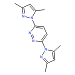 3,6-BIS(3,5-DIMETHYLPYRAZOL-1-YL)PYRIDAZINE 