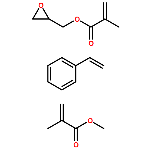 2-Propenoic acid, 2-methyl-, methyl ester, polymer with ethenylbenzene and 2-oxiranylmethyl 2-methyl-2-propenoate