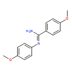 4-METHOXY-N'-(4-METHOXYPHENYL)BENZENECARBOXIMIDAMIDE
