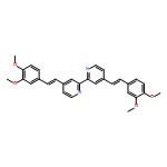 4-[2-(3,4-DIMETHOXYPHENYL)ETHENYL]-2-[4-[2-(3,4-DIMETHOXYPHENYL)ETHENYL]PYRIDIN-2-YL]PYRIDINE