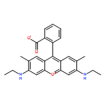 Xanthylium,9-(2-carboxyphenyl)-3,6-bis(ethylamino)-2,7-dimethyl-, inner salt