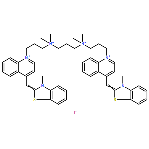 Quinolinium,1,1'-[1,3-propanediylbis[(dimethyliminio)-3,1-propanediyl]]bis[4-[(3-methyl-2(3H)-benzothiazolylidene)methyl]-,iodide (1:4)