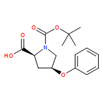 (2S,4S)-1-(tert-Butoxycarbonyl)-4-phenoxypyrrolidine-2-carboxylic acid