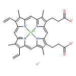 Nickelate(2-), [7,12-diethenyl-3,8,13,17-tetramethyl-21H,23H-porphine-2,18-dipropanoato(4-)-κN21,κN22,κN23,κN24]-, hydrogen (1:2), (SP-4-2)-