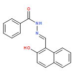 Benzoic acid,2-[(2-hydroxy-1-naphthalenyl)methylene]hydrazide